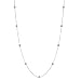 14k White or Yellow Gold Diamond Station Necklace (1 cttw, H-I Color, I1 Clarity), 18