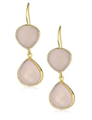 Elyssa Bass Designs 18kt Vermeil Double Pear Drop Earrings