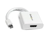 StarTech.com Mini DisplayPort to HDMI Video Adapter Converter, Color blanco, CE, FCC, RoHS, 40 mm, 170 mm, 15 mm, 160.00 mm