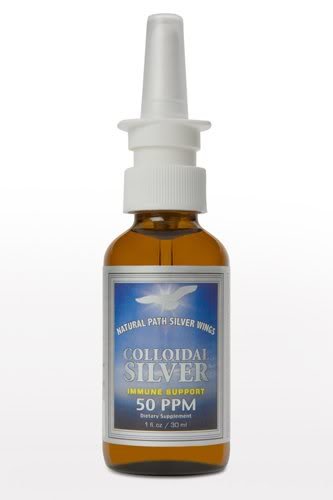 Colloidal Silver 50ppm Vertical Spray - 1 oz - Liquid