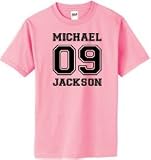 S.Horizon-MICHAEL JACKSON 09 T-Shirt~Charity Pink~Youth-MD