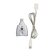 Motorola OEM Transflash Memory Card Reader SYN1045 with extension USB cable.