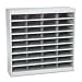 Safco 9221GRR E-Z Stor Steel Literature Center, Letter, 36 Compartments, 36-1/2h, Gray