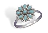 Turquoise Flower Ring