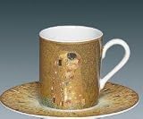 GOEBEL Gustav Klimt Espressotasse Der Kuß