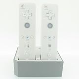 317lgPF6TyL. SL160  Dual Charger Stand Station + 2 Rechargeable Battery Packs for Wii Remote Controller