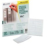 C-LINE PRODUCTS, INC / Self-adhesive ring binder labels, 1/2 x 1-5/8, 1/2 binder cap., cl. 12/pack / CLI70012 / Sold as 1 Pack / Mfr Part # 70012 \*/ Self-adhesive ring binder labels, 1/2 x 1-5/8, 1/2