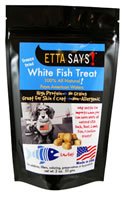 Etta Says Freeze Dried White Fish Treat 100% All Natural From American Waters  2.0-Ounce, 55-Gram