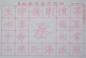 Magic Cloth Water-Writing for Practicing Chinese Calligraphy Characters (Cheng)