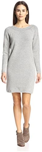 Gat Rimon Women's Back V Sweater Dress, Gris Chine Clair, 1/S