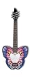Daisy Rock Debutante Butterfly Short Scale Fantasy Electric Guitar