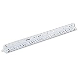 STD9871931 Triangular Scale for Architects, Regular, 12