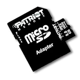 NEW 8Gb Genuine Patriot Memory Card for HTC EVO 4G Cell Phone