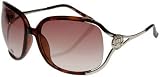 J.LO by Jennifer Lopez Split Sunglasses (Tortoise), Tortoise, One Size, 68166