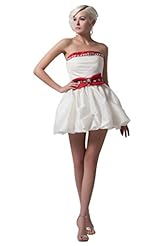 Strapless Ruched Taffeta Bandage Dress/Homecoming Dress/Prom Dress 