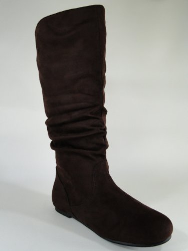 New Brown Casual Flat Boots #L14