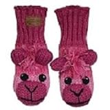 Kyber Pink Sock Monkey Mittens