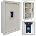 New Large Biometric Fingerprint Finger Mark Wall Safe Home Office Security Flat