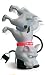 Bad Dog Biting Ball Hitch Cover