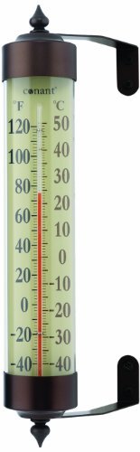 CONANT T16BP Grande View Thermometer, Bronze Patina
