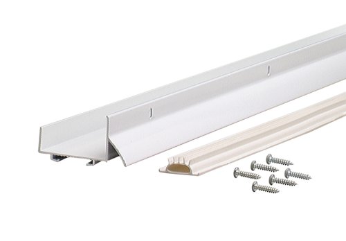 MD Building Products 69570 13/4Inch by 36Inch DB003 UShaped Door Bottom with Drip Cap, White Picture