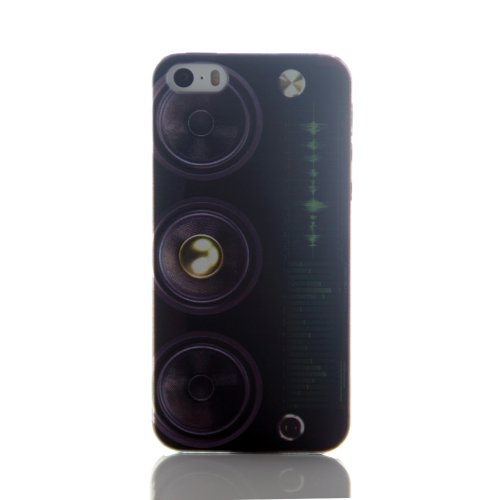New Case Back Cover Cool Lovely Picture Nostalgic Old Fashion Fm Radio for Iphone 5 5s 5g & Free LCD Film Touch Pen