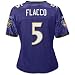 Joe Flacco Ravens Purple NFL Replica Jersey - Women's ( sz. L, Purple : Flacco, Joe : #05 : Ravens )