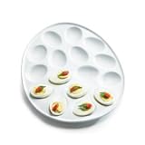 Home Essentials Porcelain Deviled Egg Plate