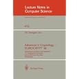 Advances in Cryptology - EUROCRYPT '90: Workshop on the Theory... by Ivan B. Damgard