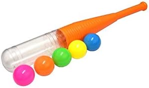 Baseball Bat Toy With 5 Colorful Balls, Brand New