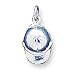 Sterling Silver Baseball Cap Charm with 20 inch Sterling Silver Chain