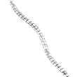 14k White Gold .9mm Wave Round Omega Chain Necklace - 16"