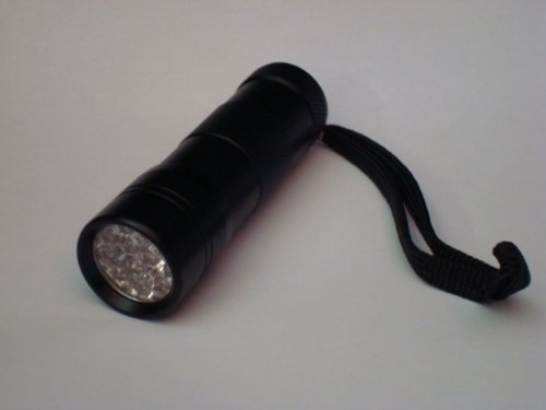 12x UV LED Taschenlampe ALU Leuchte Lampe Schwarzlicht 
