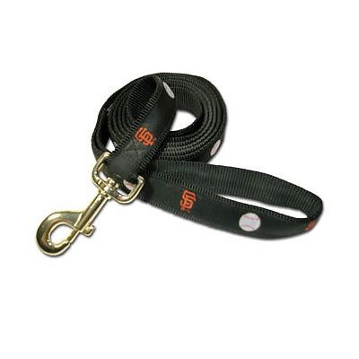 MLB Dog Leash Team: San Francisco Giants, Size: 0.63