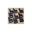 Highland 1008300 Bodyguard Black Molded Splash Guard - 2 Piece