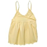 Little Girls Shirt PALE YELLOW Tank Top ALLURA Girl 4-6X