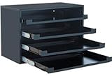 4 Drawer Service Rack (Black) (15