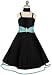 Black Tie Affair Party Dress ~ Valentines Special Occassion (5 Colors Available) Size 4-16 Girls
