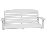 Outdoor Patio Cottage Classic Swing 4' - White