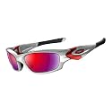 Oakley Straight Jacket Sunglasses FMJ White Chrome Frame / Positive Red Iridium Lens (04-329)
