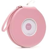 Swing Solo CD Case Holds 20 CDs, Two CDs Back to Back in Archival Plastic Sleeves with Soft Poly Divider, Blossom