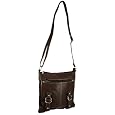 Genuine Leather Crossbody Messenger Purse in Choice of Colors