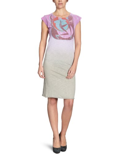 Custo Barcelona Damen Kleid, E Blue Snow, (lang) 2390562, Gr. 38 (2), Mehrfarbig (grey) Preisvergleich