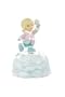 Precious Moments Resin Rotating Musical Figurine, Girl Holding Snowflake