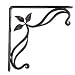 Iron Artistica Flowing Leaf Wall Brackets