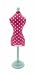 Button It Tailors Dummy Pin Cushion in Pink Polka Dot-Large