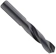 Chicago Latrobe 157 High-Speed Steel Short Length Drill Bit, Uncoated (Bright), Round Shank, 118 Degree Conventional Point, 5/64" Size (Pack of 12)