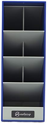 Stand Pen Holder - Holding Pens on Tilted Racks / As Anystand Pencil Vase (Blue)