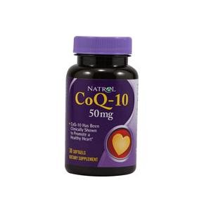 Natrol Coenzyme Q-10, 50mg Softgel, 30-Count