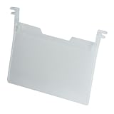 Akro-Mils 35010 Plastic Tote Label Holder, Clear, Pack of 6 by Akro-Mils